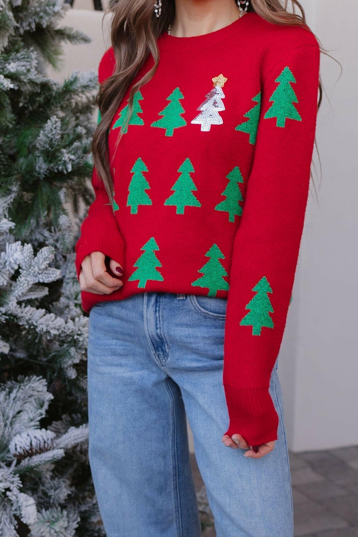 Ella | Pines Christmas Tree Sweater