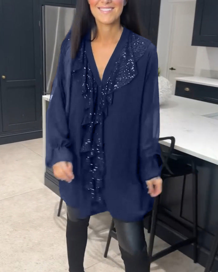 Ruffled Blouse with Elegant Style