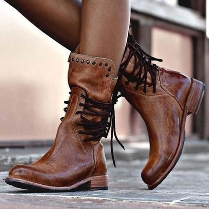 Laura | Vintage Look Boots