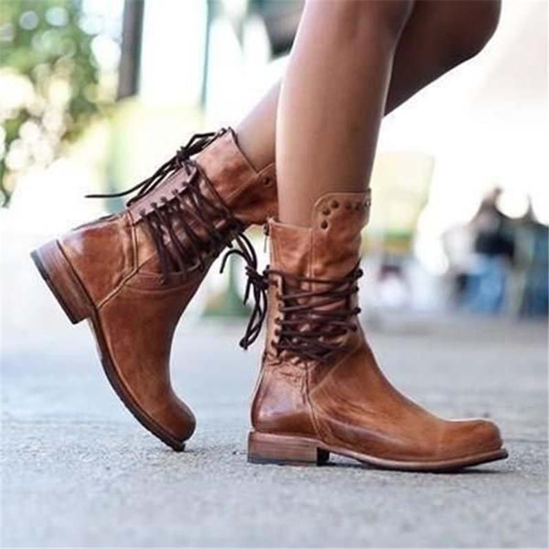 Emily| Vintage Look Boots