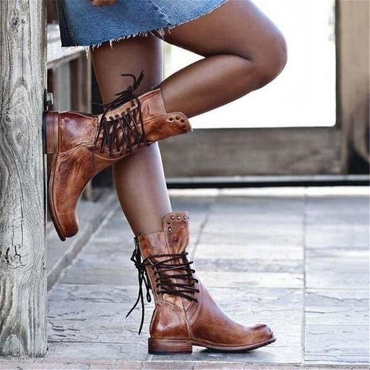 Laura | Vintage Look Boots