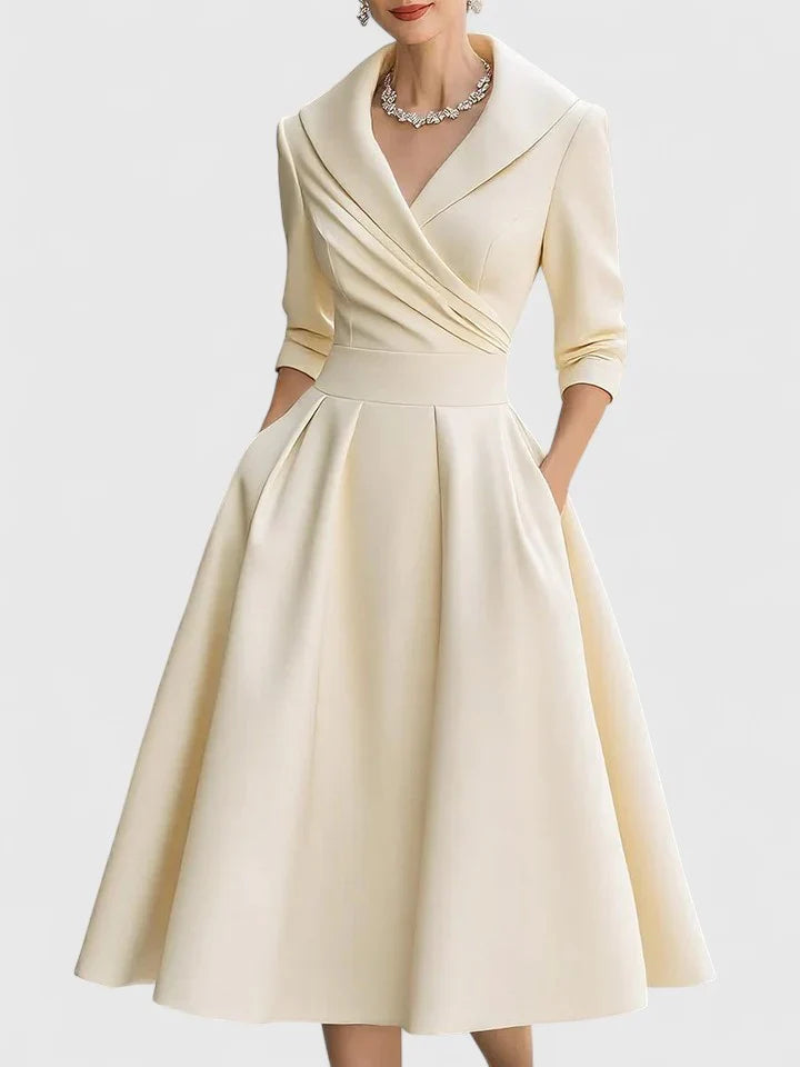Yan | Elegant Midi Dress