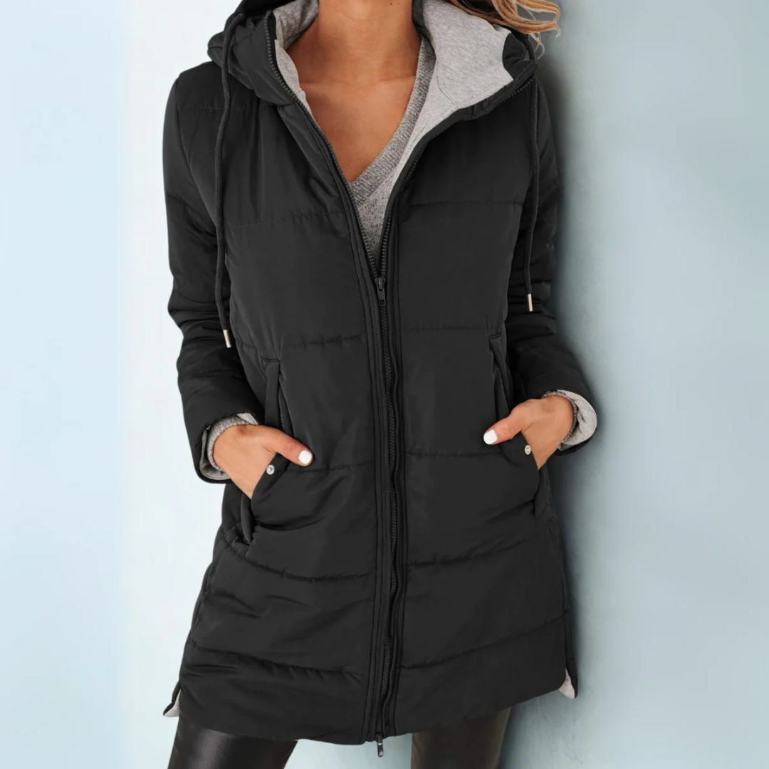 Nancy | Elegant Hooded Winter Coat