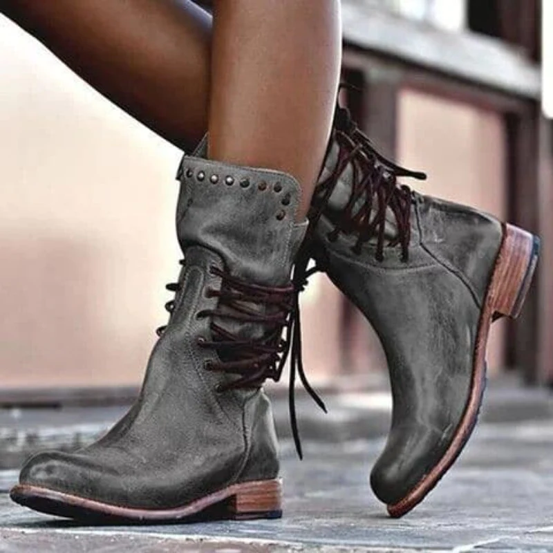 Laura | Vintage Look Boots