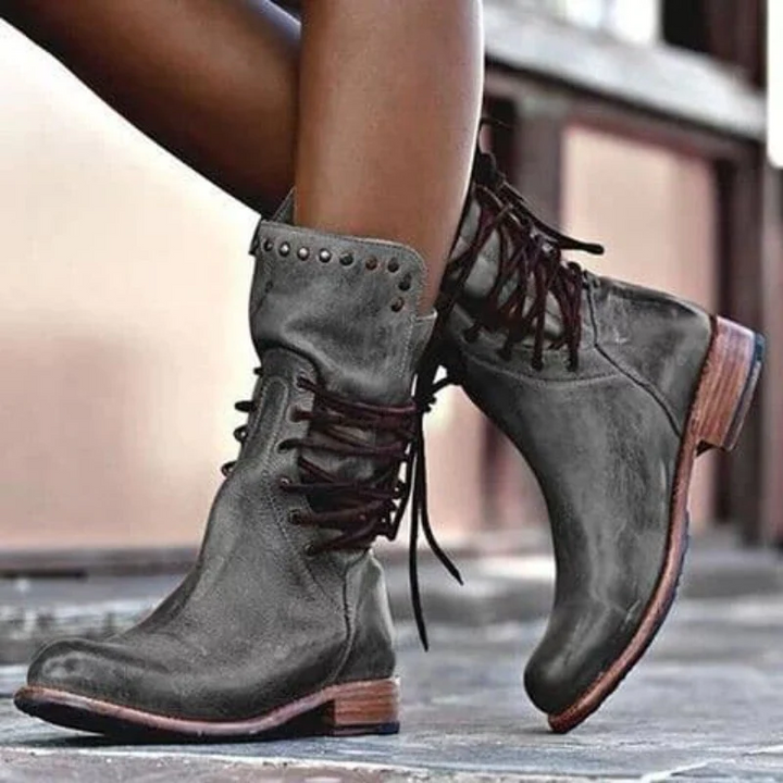 Laura | Vintage Look Boots