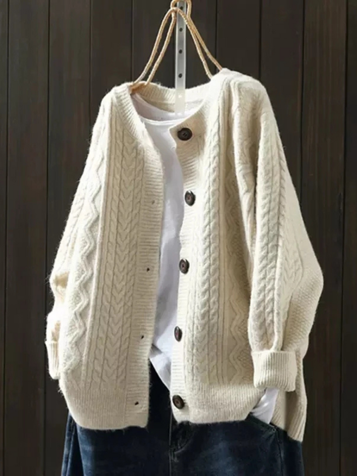 The Rowan | Heritage Cable Cardigan