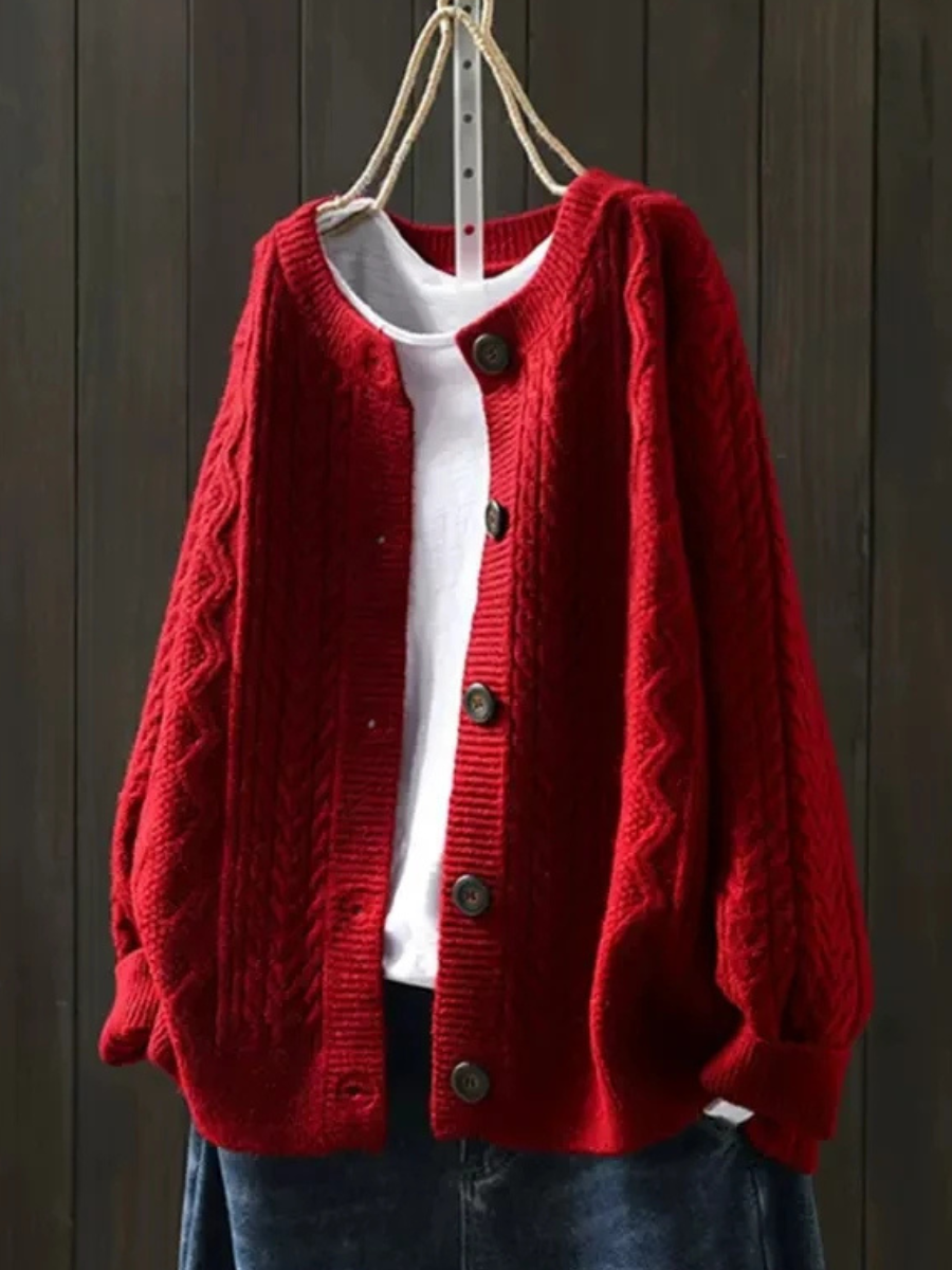 The Rowan | Heritage Cable Cardigan