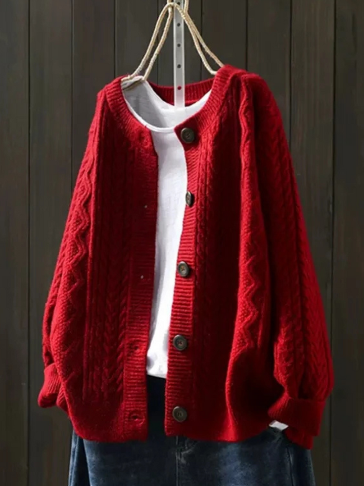 The Rowan | Heritage Cable Cardigan