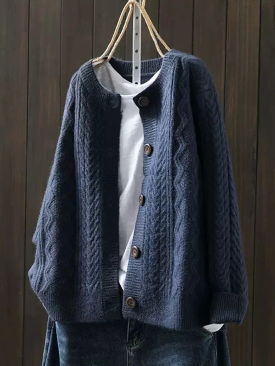 The Rowan | Heritage Cable Cardigan