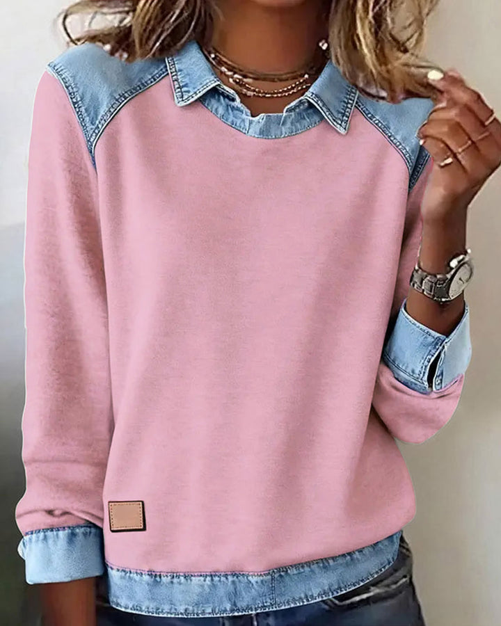 Trendy Long Sleeve Button-Up Shirt