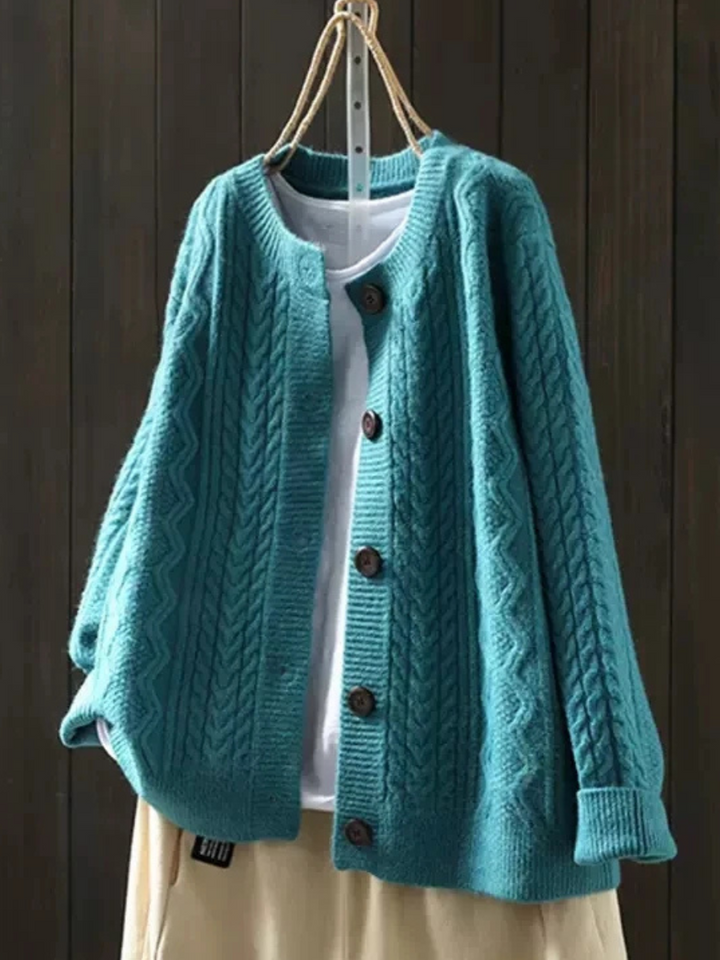 The Rowan | Heritage Cable Cardigan