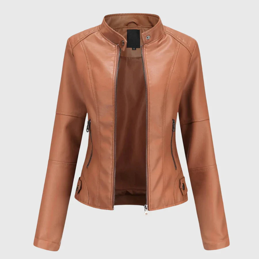 Giorgina™ - Stylish Leather Jacket for Women