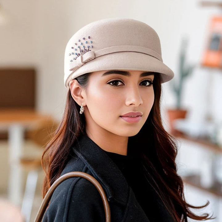 Eleanor Wool Cloche Beret