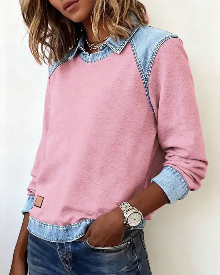 Trendy Long Sleeve Button-Up Shirt