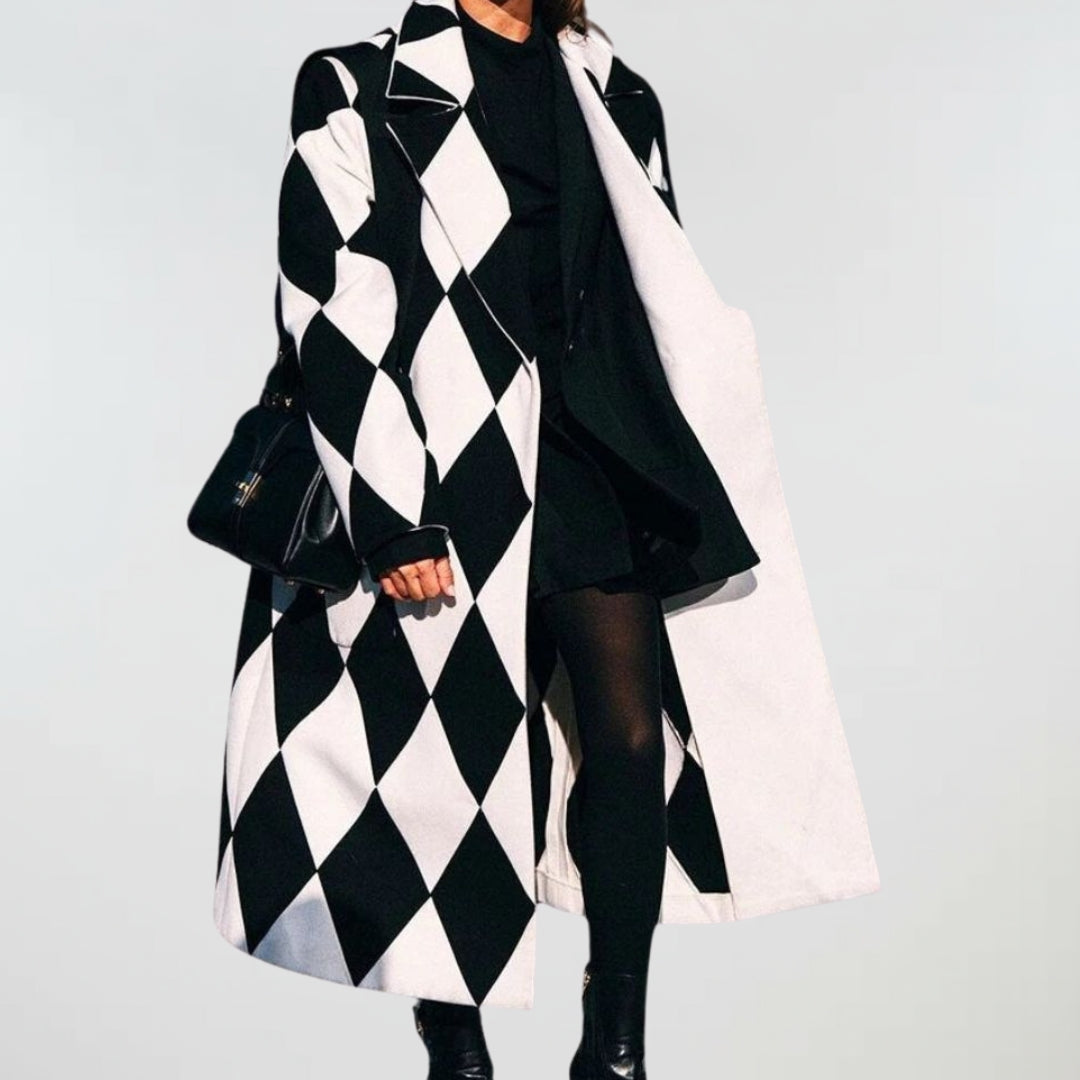 Nicky | Oversized Check Coat