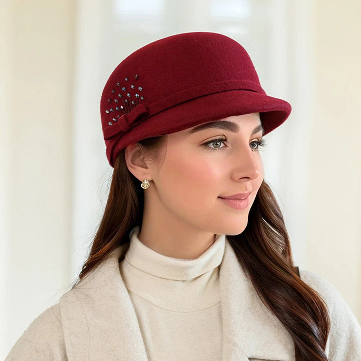 Eleanor Wool Cloche Beret