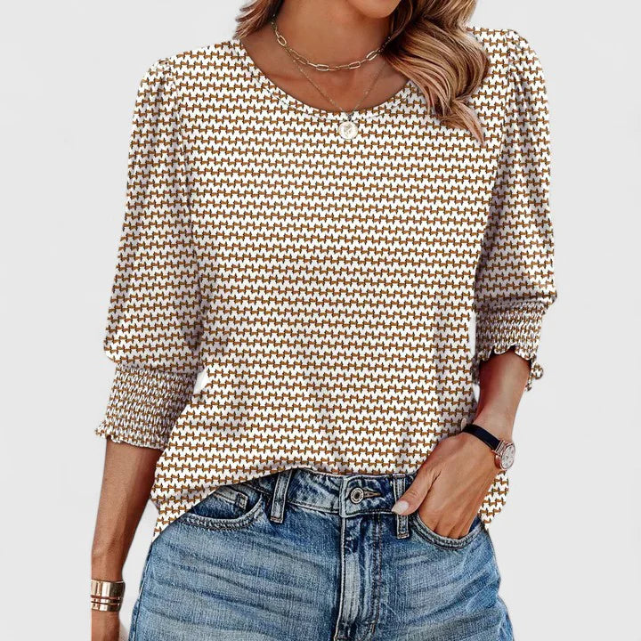 Solara | Elegant Smocked Top