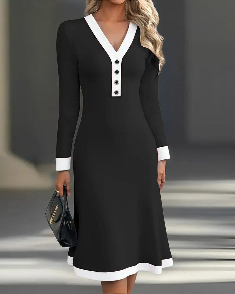 Dana | Stylish Long-Sleeve Dress