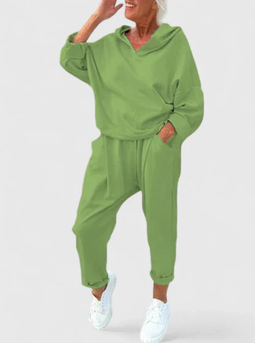 Sally | Comfortable Hooded Sweatshirt Set