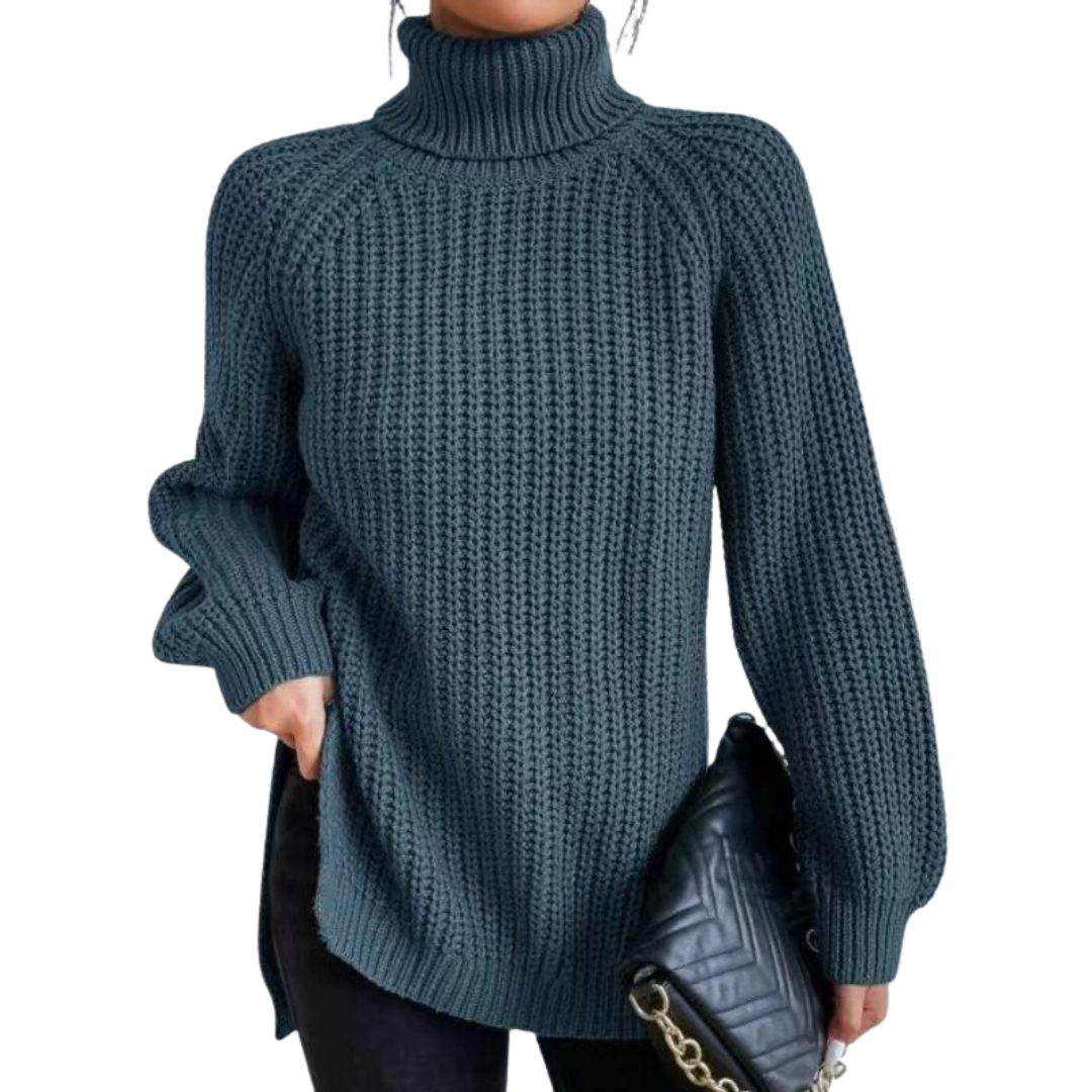 Yara ™ | Cotton Ladies' Turtleneck for Winter