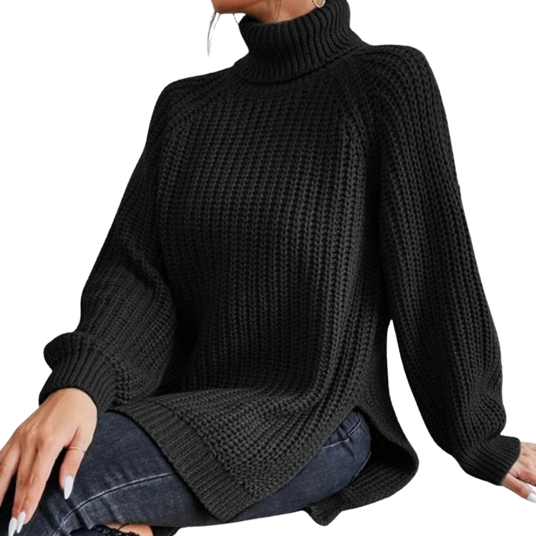 Yara ™ | Cotton Ladies' Turtleneck for Winter