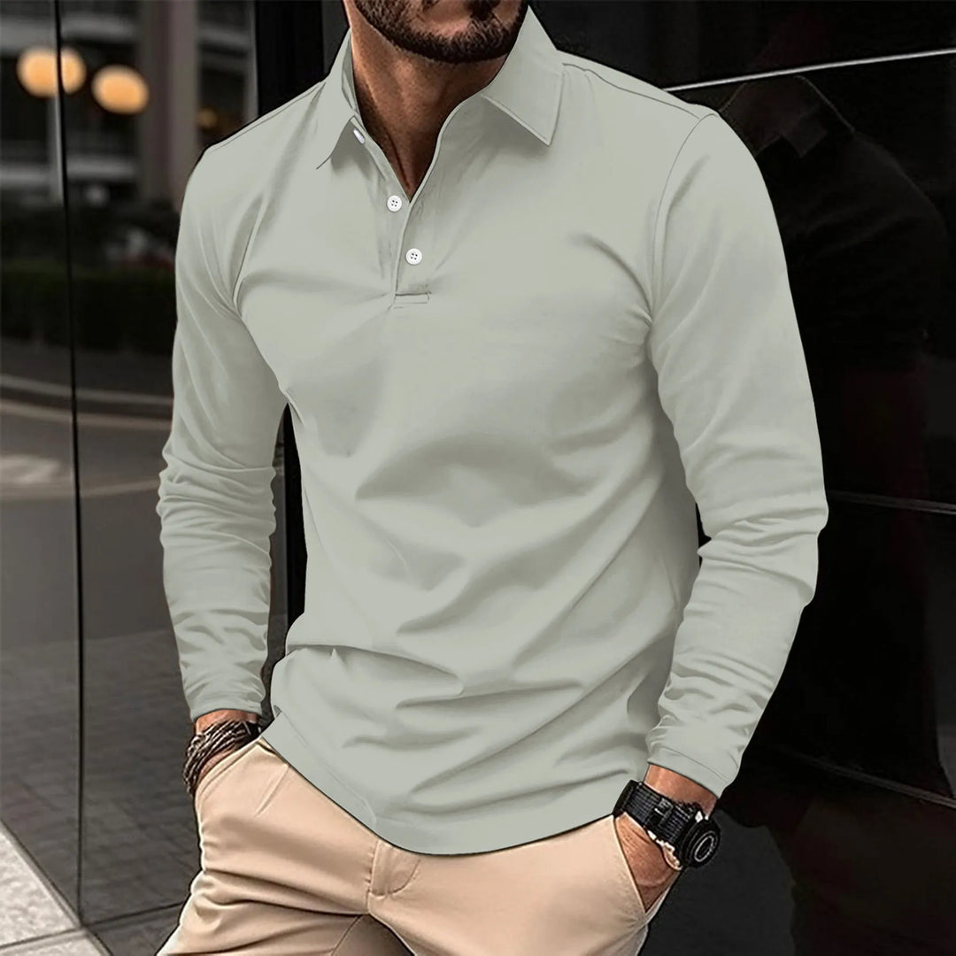 Dion™ | Casual Long-Sleeved Polo