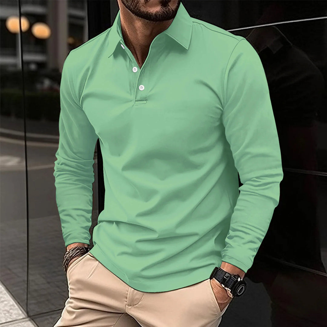 Dion™ | Casual Long-Sleeved Polo