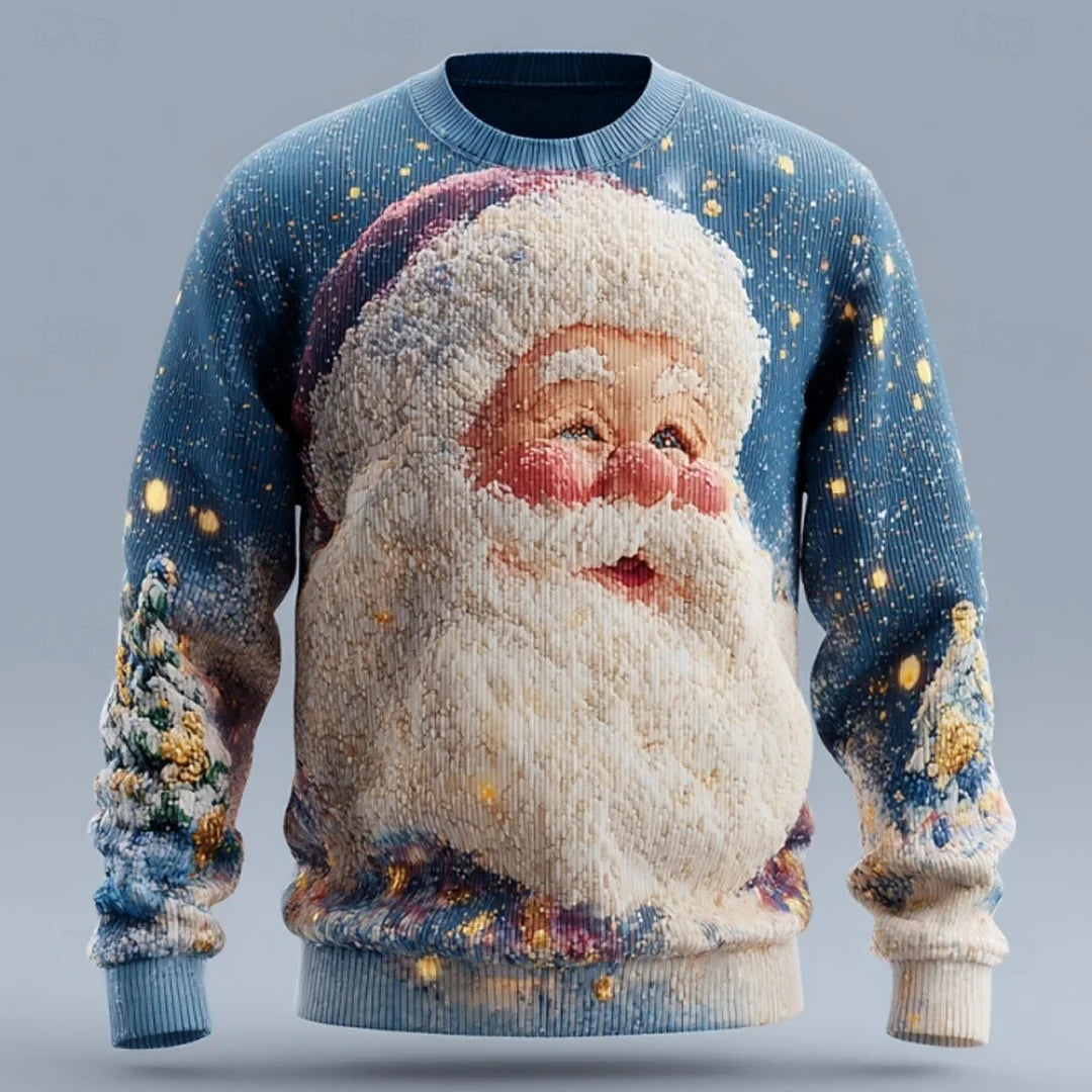 Petra | 3D Santa Expression Knit Sweater