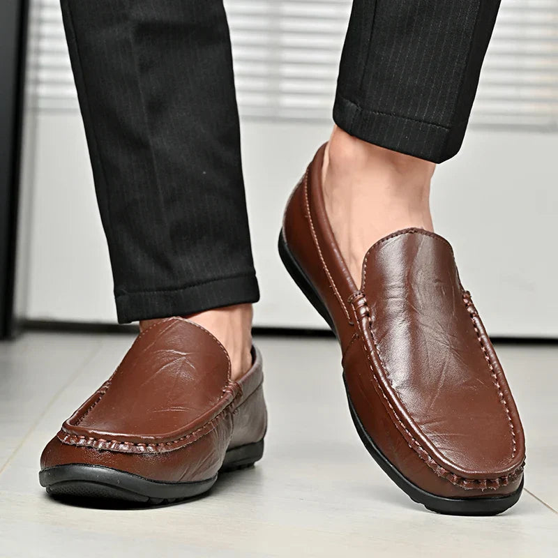AMARI LEATHER LOAFERS