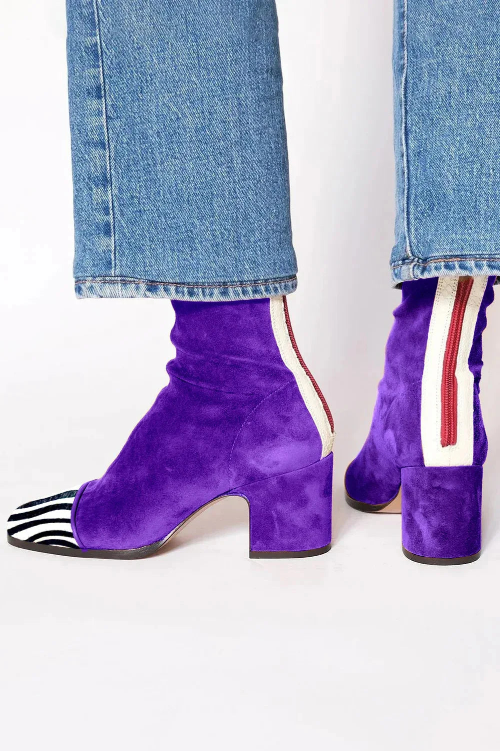 Jet | Square toe heeled boots
