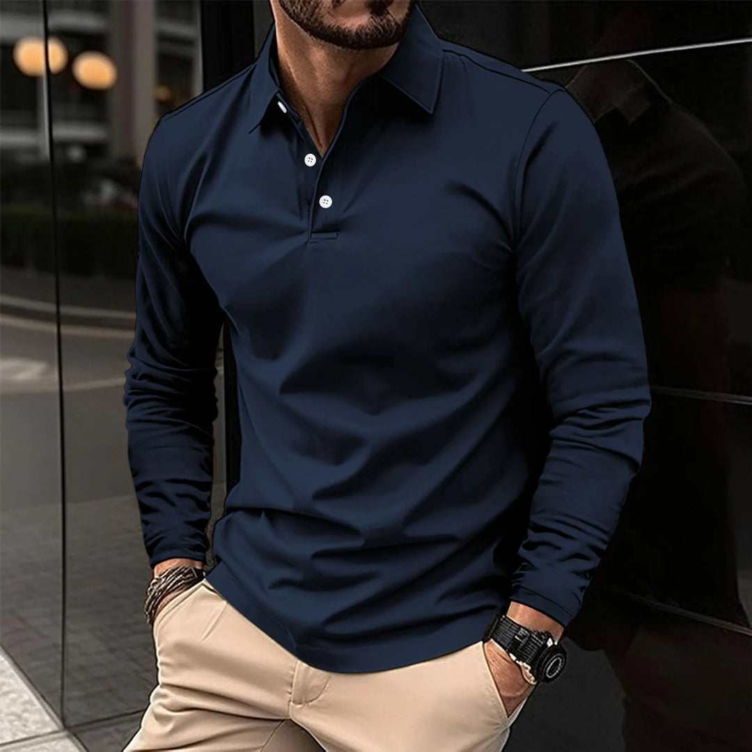 Dion™ | Casual Long-Sleeved Polo