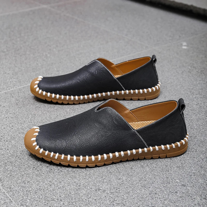 GENUINE LEATHER LOAFERS