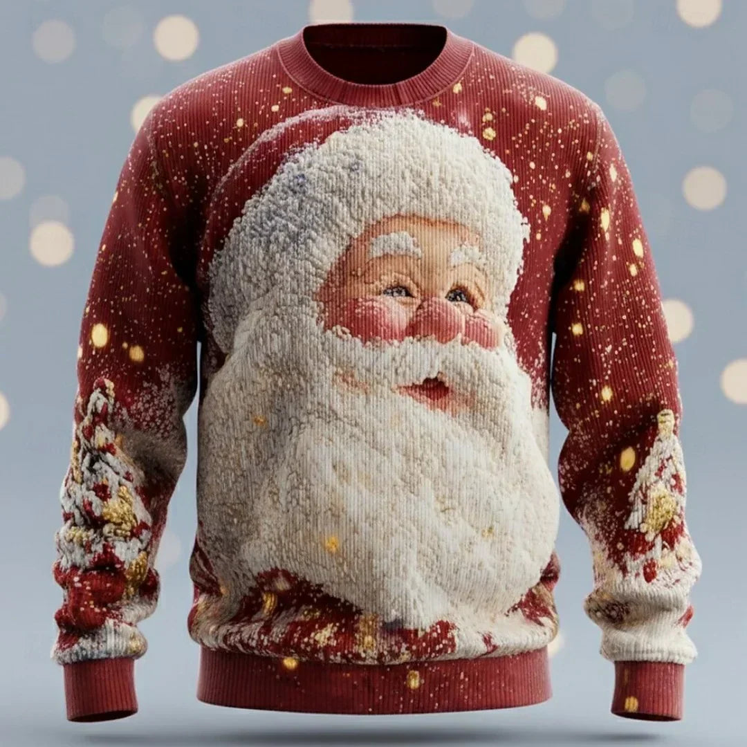 Petra | 3D Santa Expression Knit Sweater