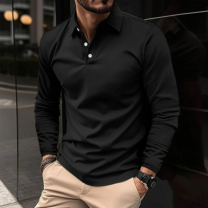 Nuno™ | Casual Long-Sleeved Polo