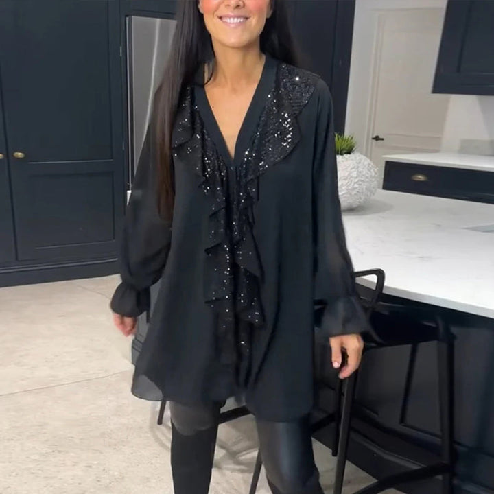 Ruffled Blouse with Elegant Style