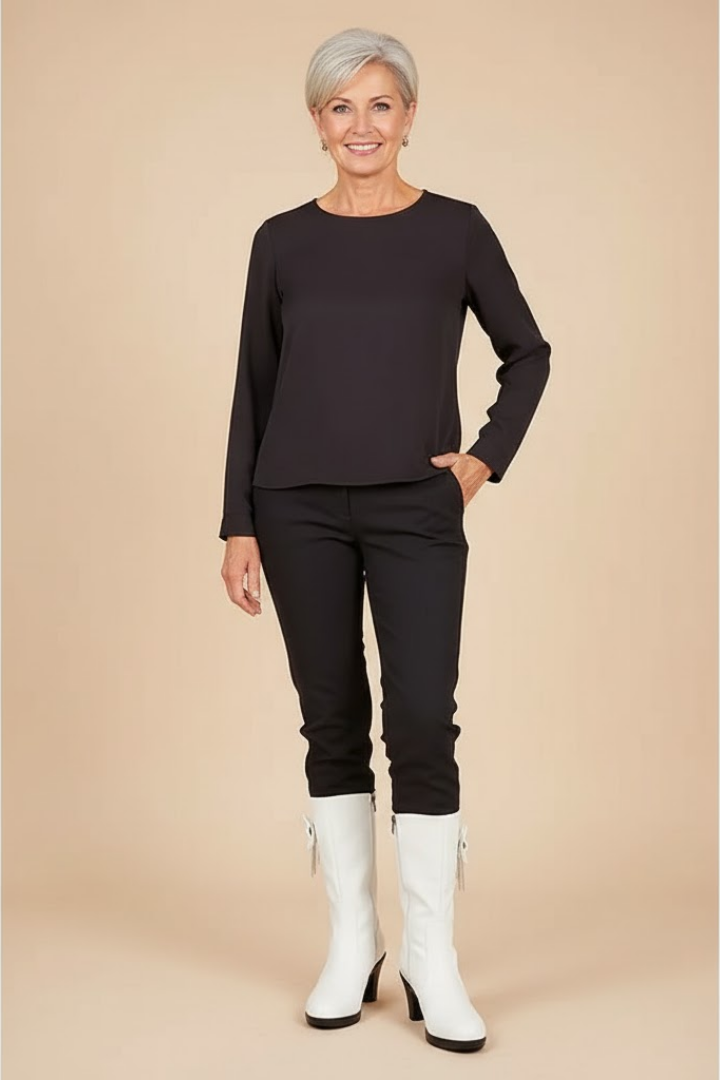 Isabella | Vintage Bow Leather Boots