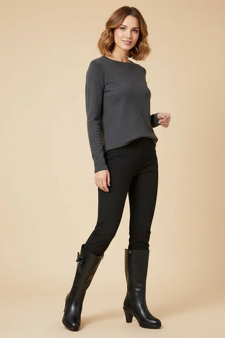 Isabella | Vintage Bow Leather Boots