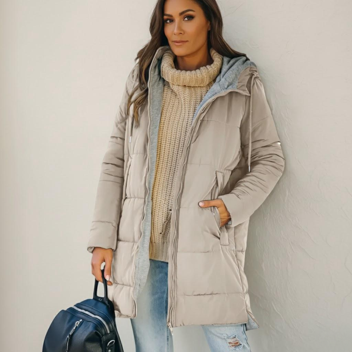 Nancy | Elegant Hooded Winter Coat