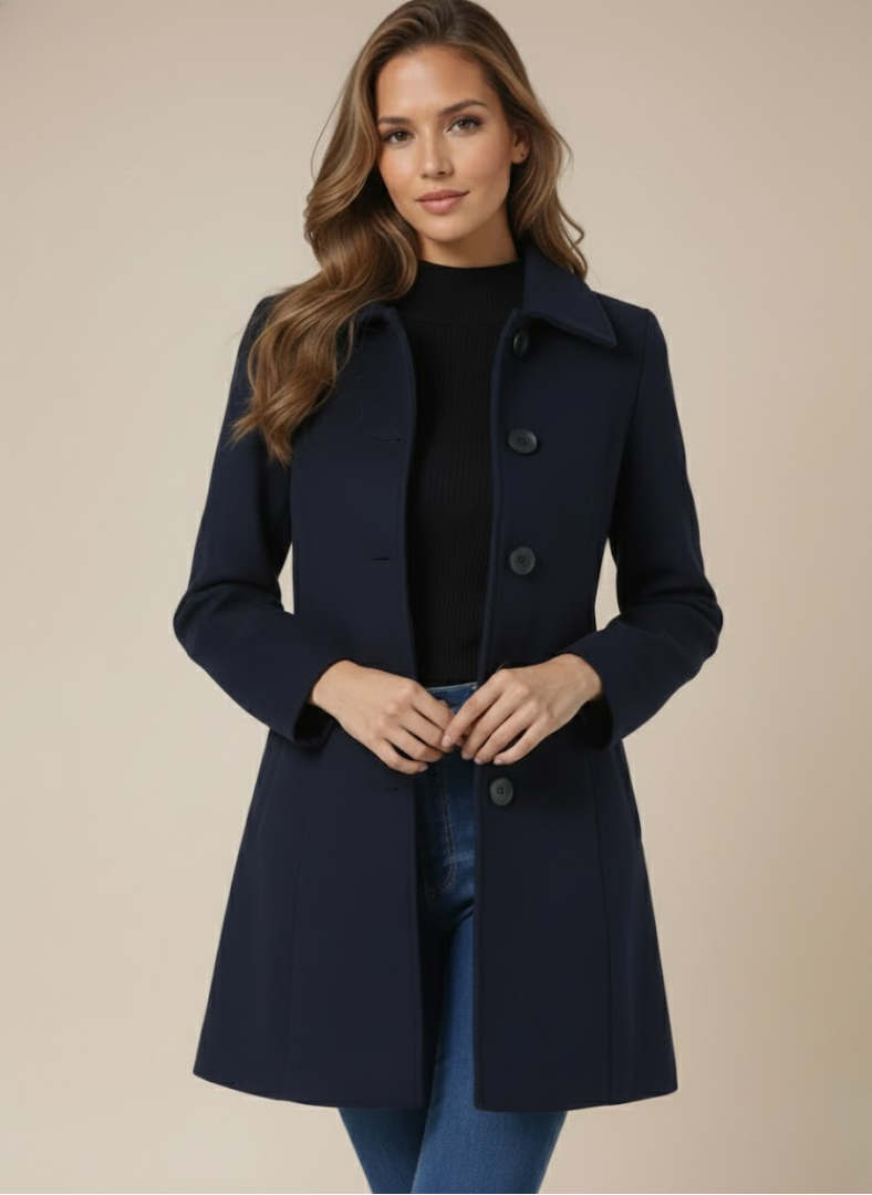 Bella | Women's Single Breasted Winter Trench Coat