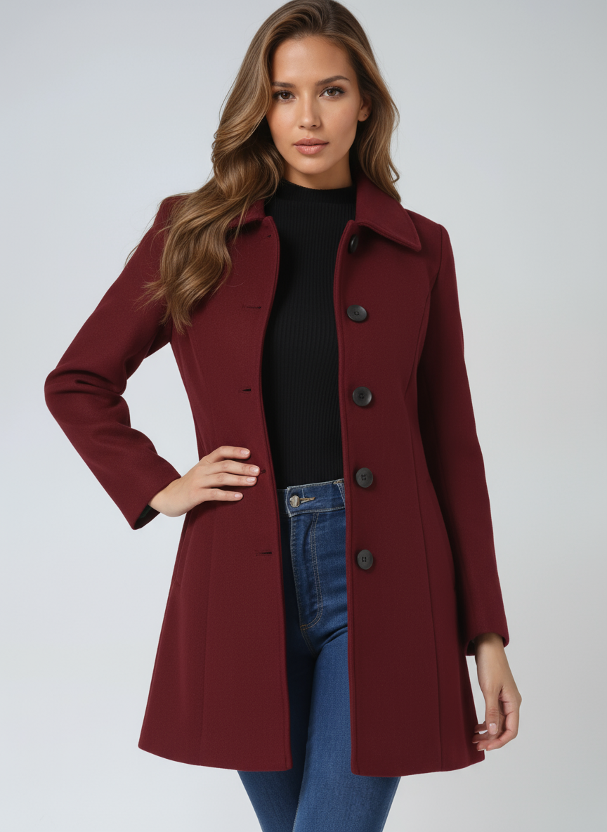 Bella | Women's Single Breasted Winter Trench Coat