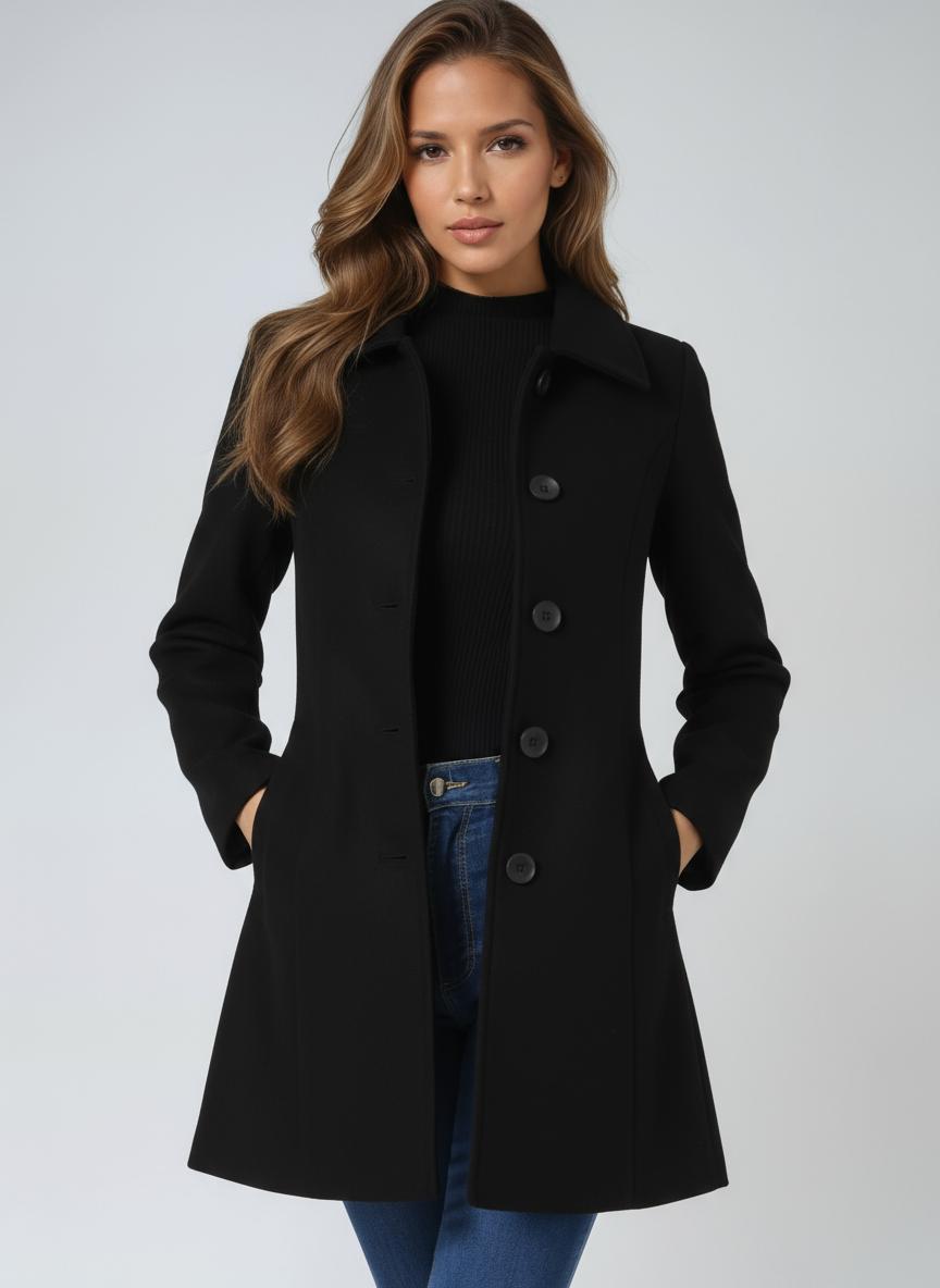Bella | Women's Single Breasted Winter Trench Coat