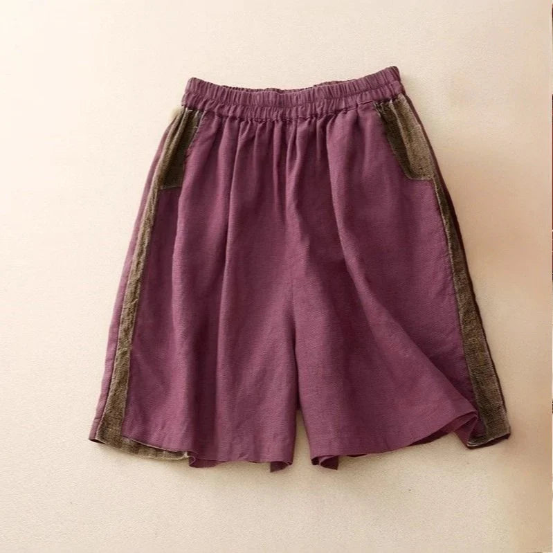 AMELIA LINEN SHORTS