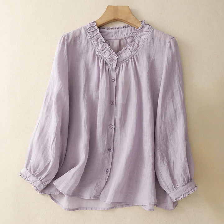 CAROLINA LINEN BLOUSE