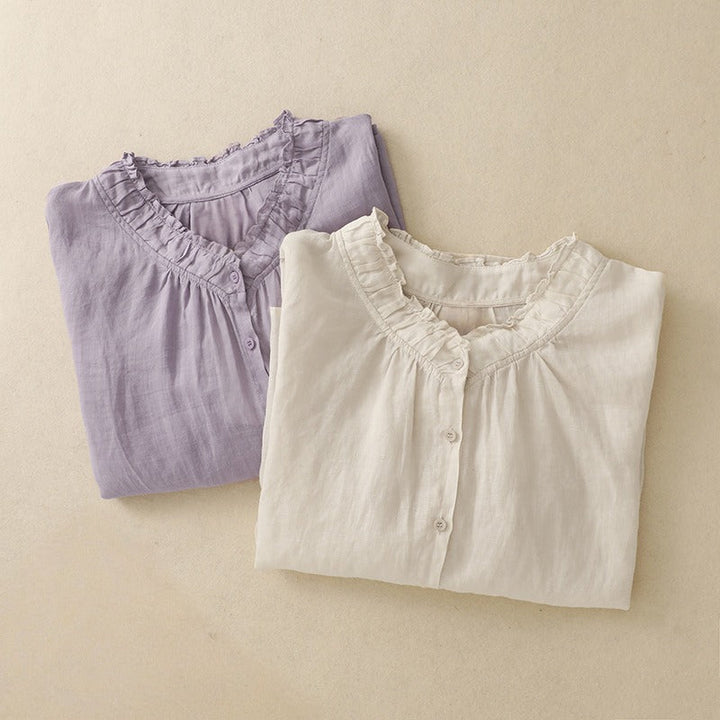 CAROLINA LINEN BLOUSE