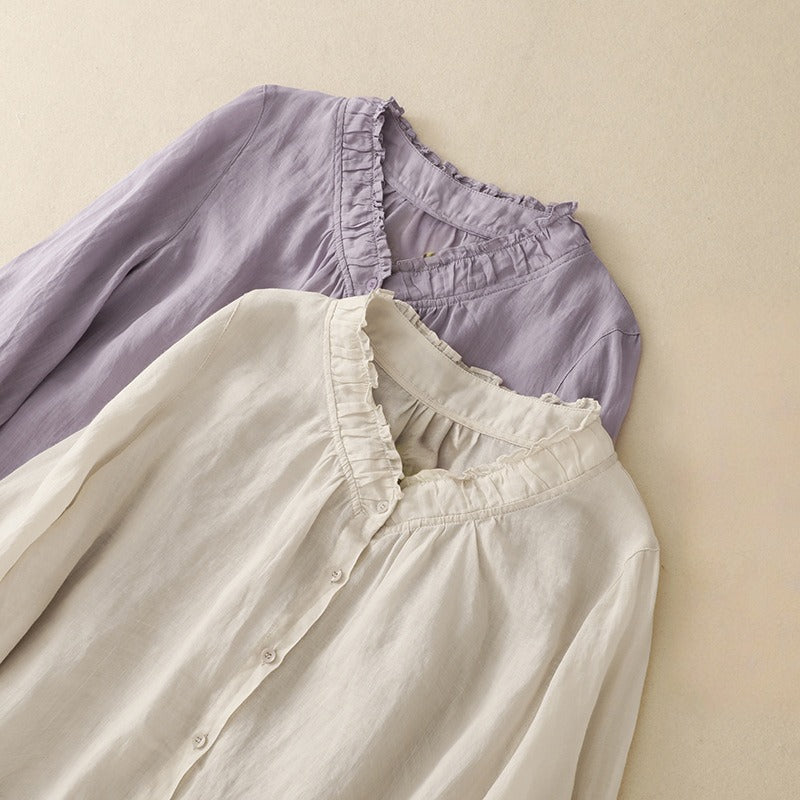 CAROLINA LINEN BLOUSE