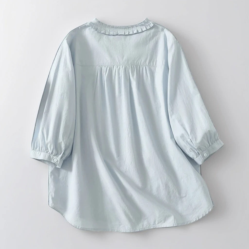 ALESSA LINEN BLOUSE
