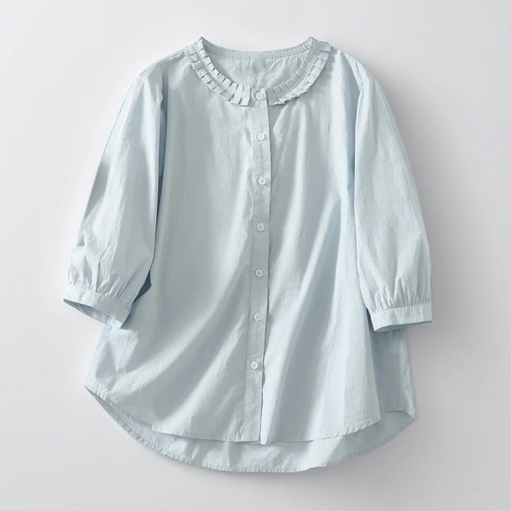 ALESSA LINEN BLOUSE