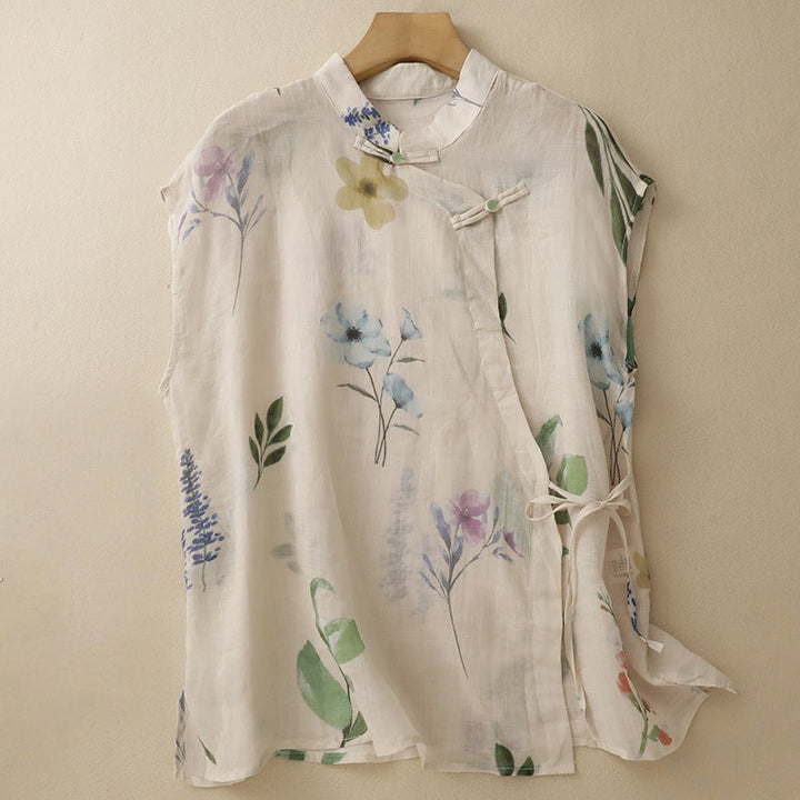 OLIVIA LINEN BLOUSE