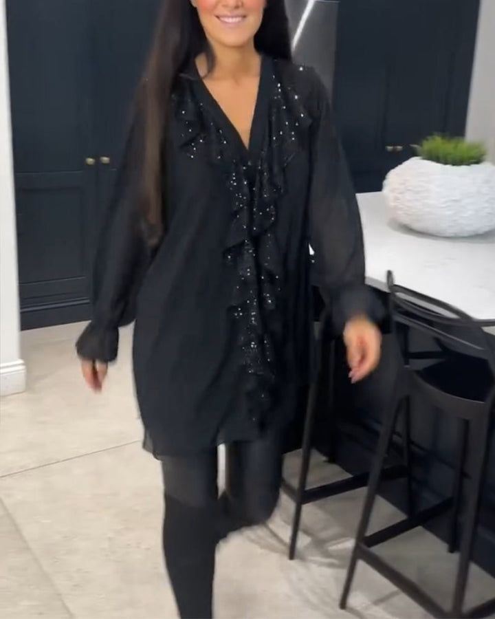 Ruffled Blouse with Elegant Style