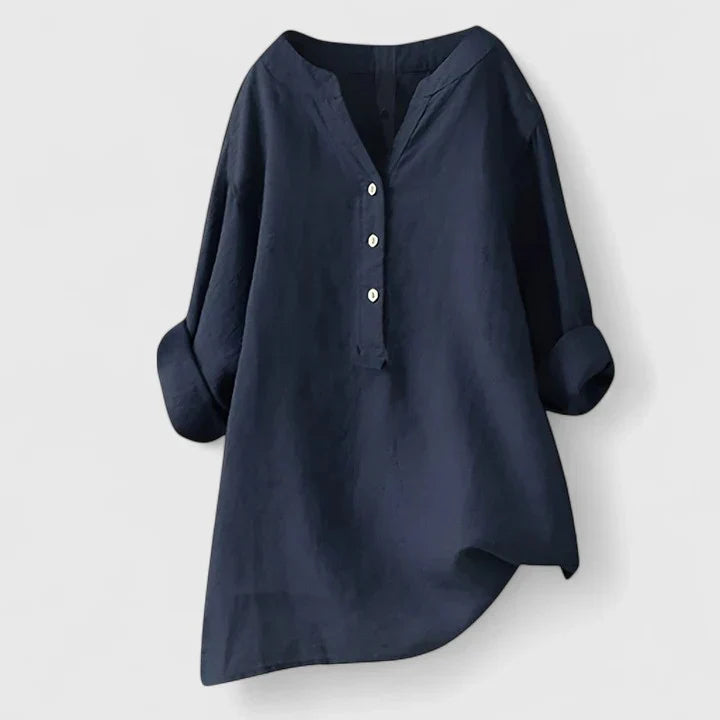Larienne | Elegant Button-Front Shirt